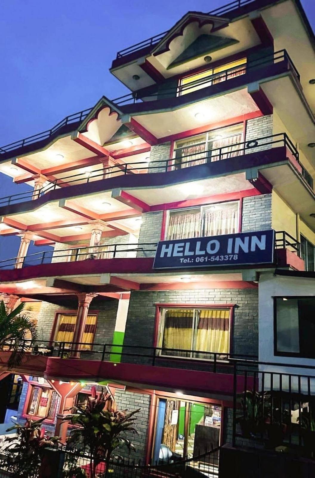 Hello Inn Guest House & Apartment Покхара Экстерьер фото